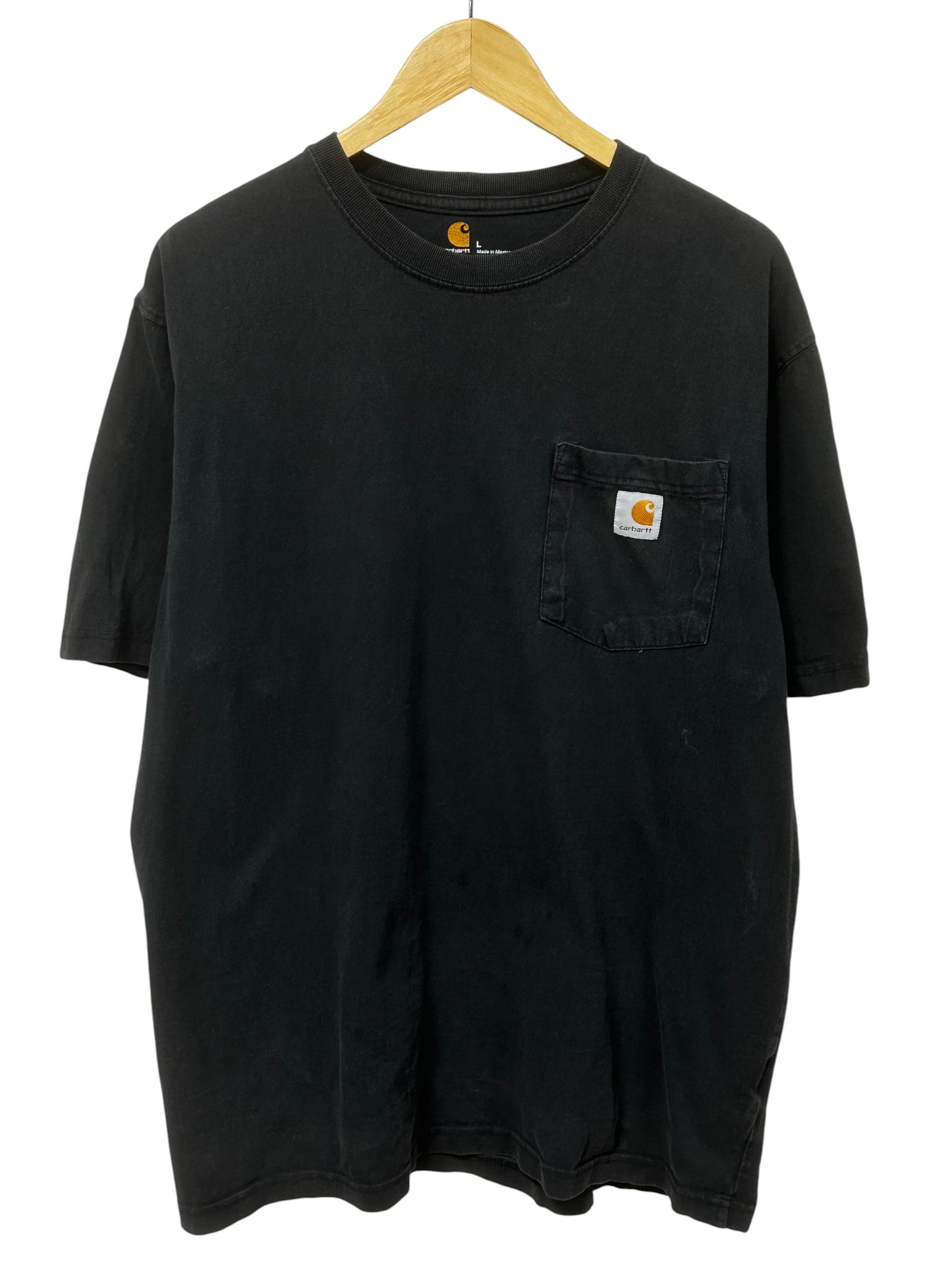 Carhartt Black Pocket Tee Size Large