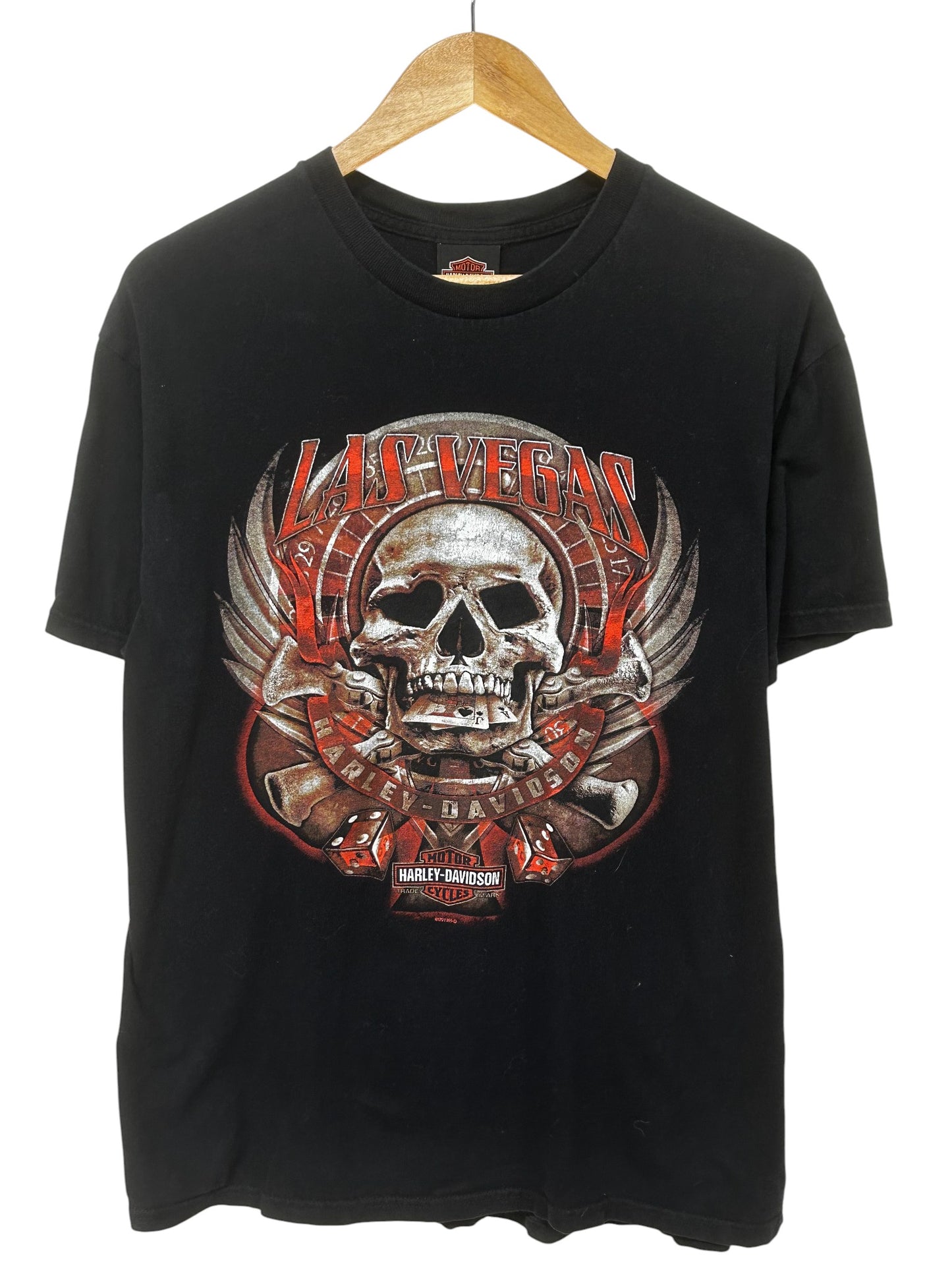 Harley Davidson Las Vegas Biker Graphic Tee Size Large