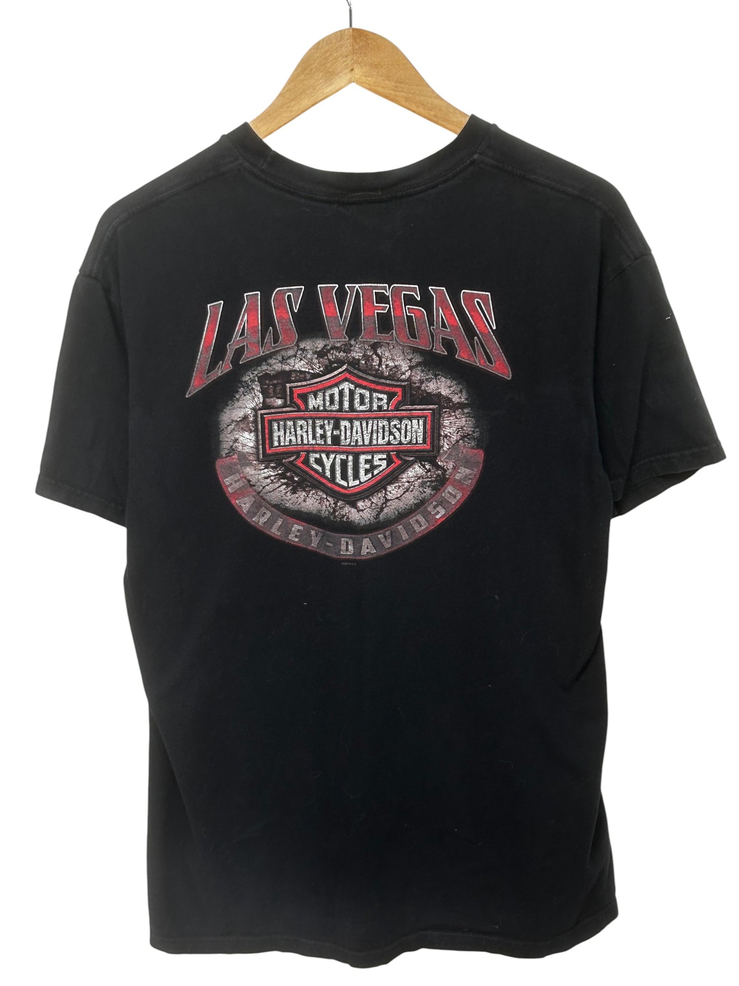 Harley Davidson Las Vegas Biker Graphic Tee Size Large