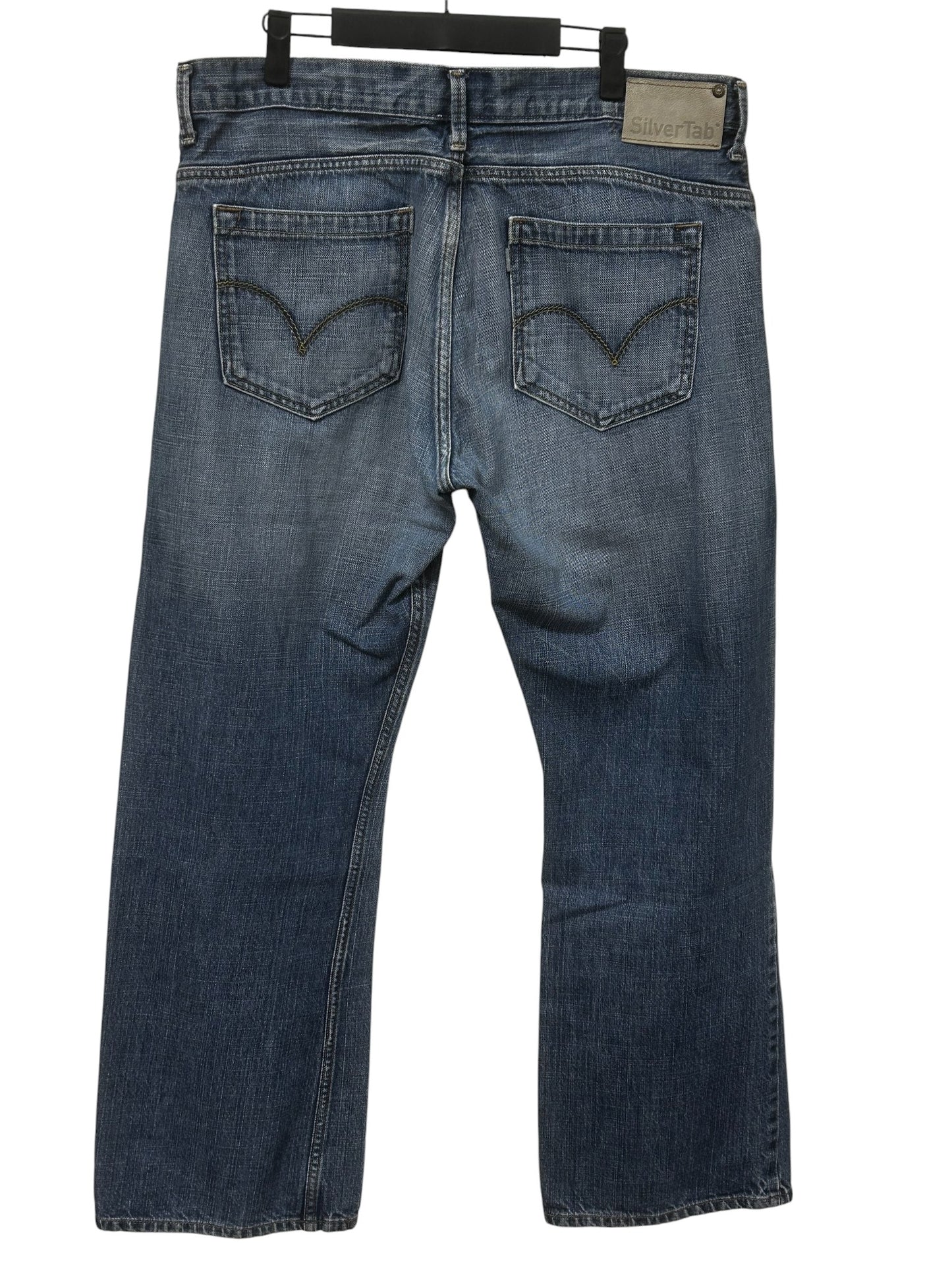 Vintage Y2K Levi's Silvertab Bootcut Baggy Skater Denim Jeans Size 34x31