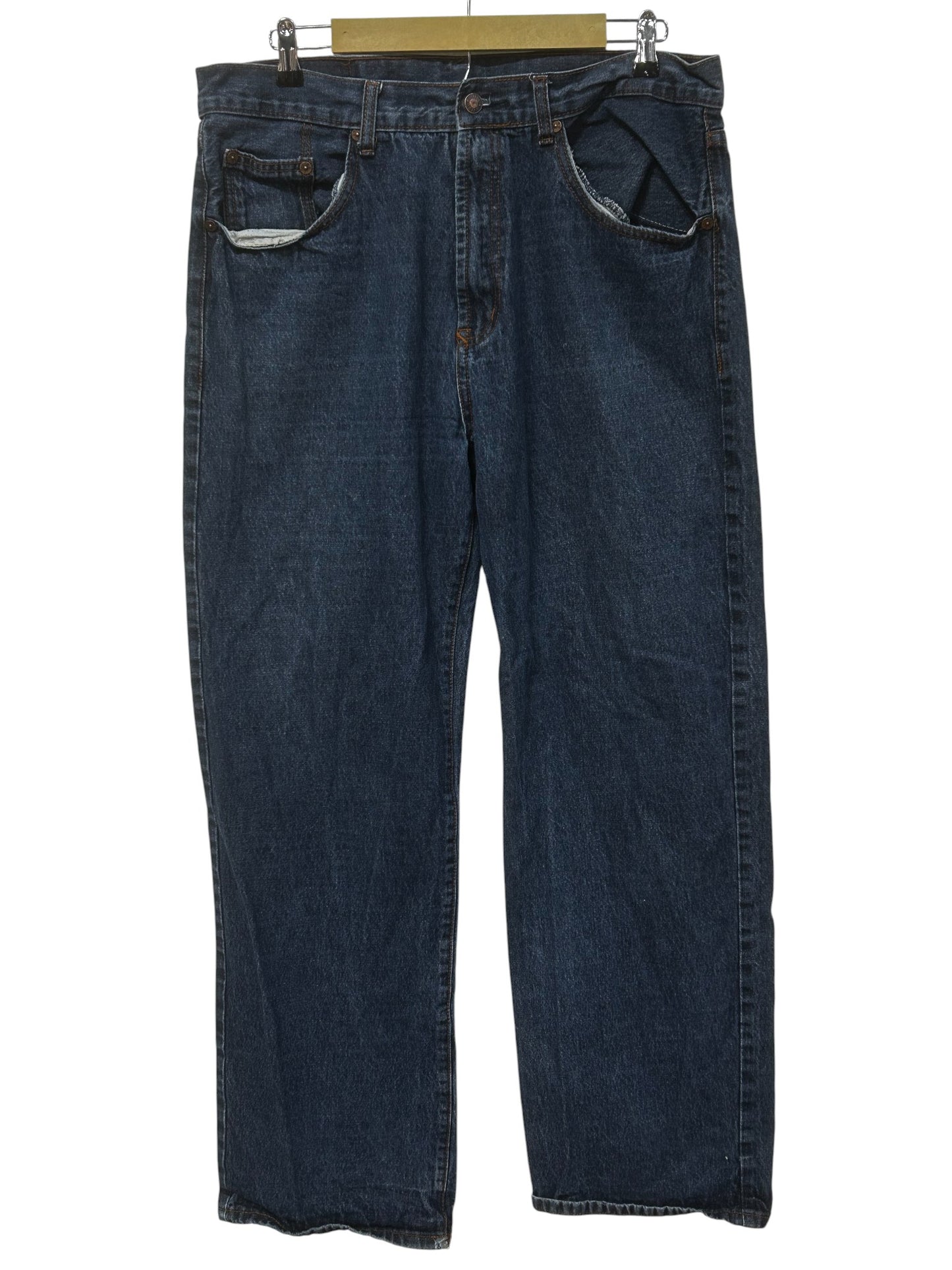 Vintage Y2K Evisu Embroidered Denim Dark Wash Jeans Size 36x32