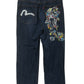 Vintage Y2K Evisu Embroidered Denim Dark Wash Jeans Size 36x32