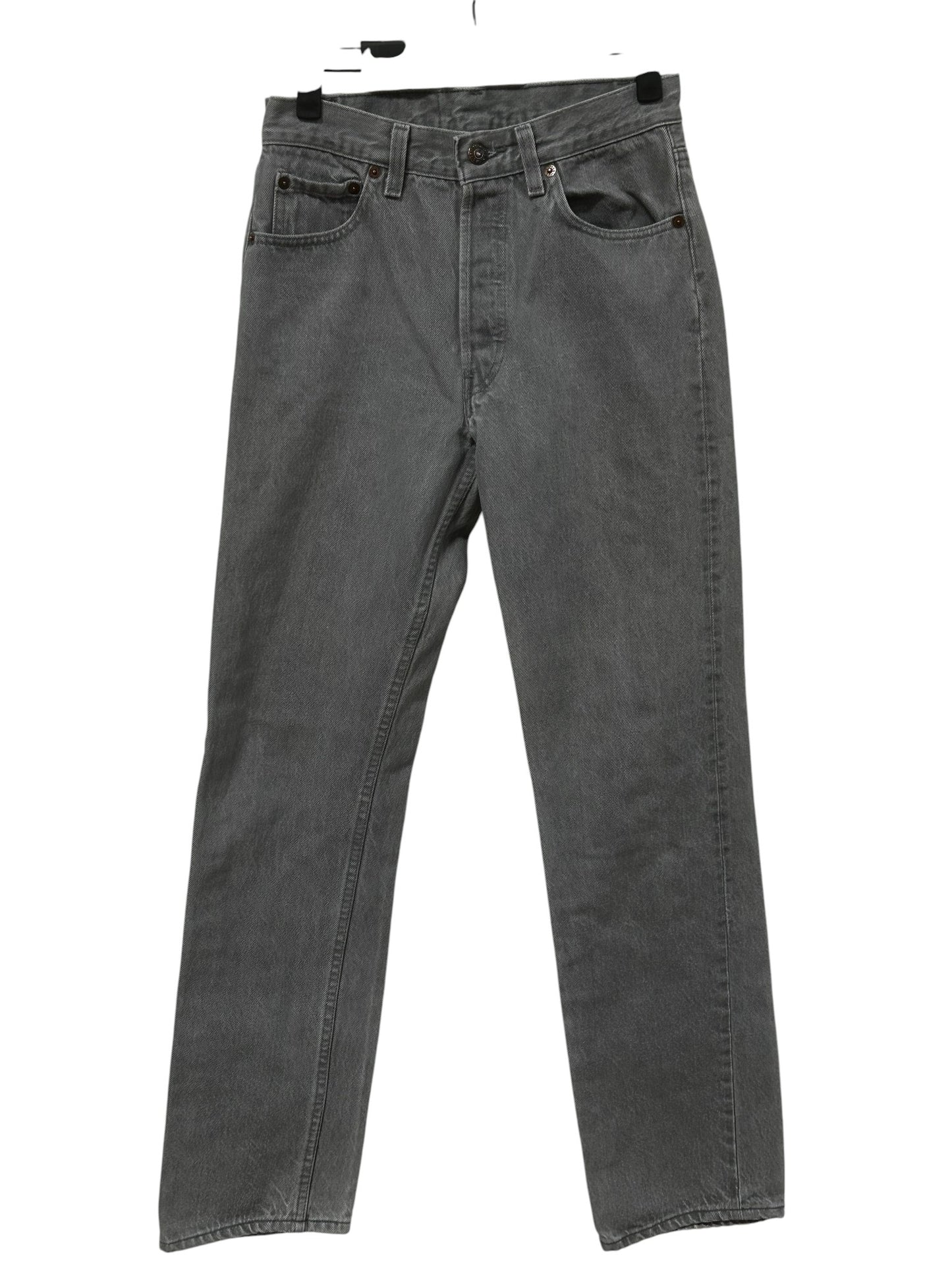 Vintage 90's Levi's 501 Made in USA Grey Denim Jeans Size 27x30