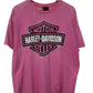 Harley Davidson Duke City New Mexico Pink Biker Graphic Tee Size XL