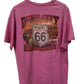 Harley Davidson Duke City New Mexico Pink Biker Graphic Tee Size XL
