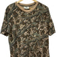 Vintage 90's Hunting Woodland Camo Pocket Tee Size Large