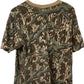 Vintage 90's Hunting Woodland Camo Pocket Tee Size Large