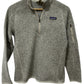 Patagonia Better Sweater Grey Quarter Zip Size Medium