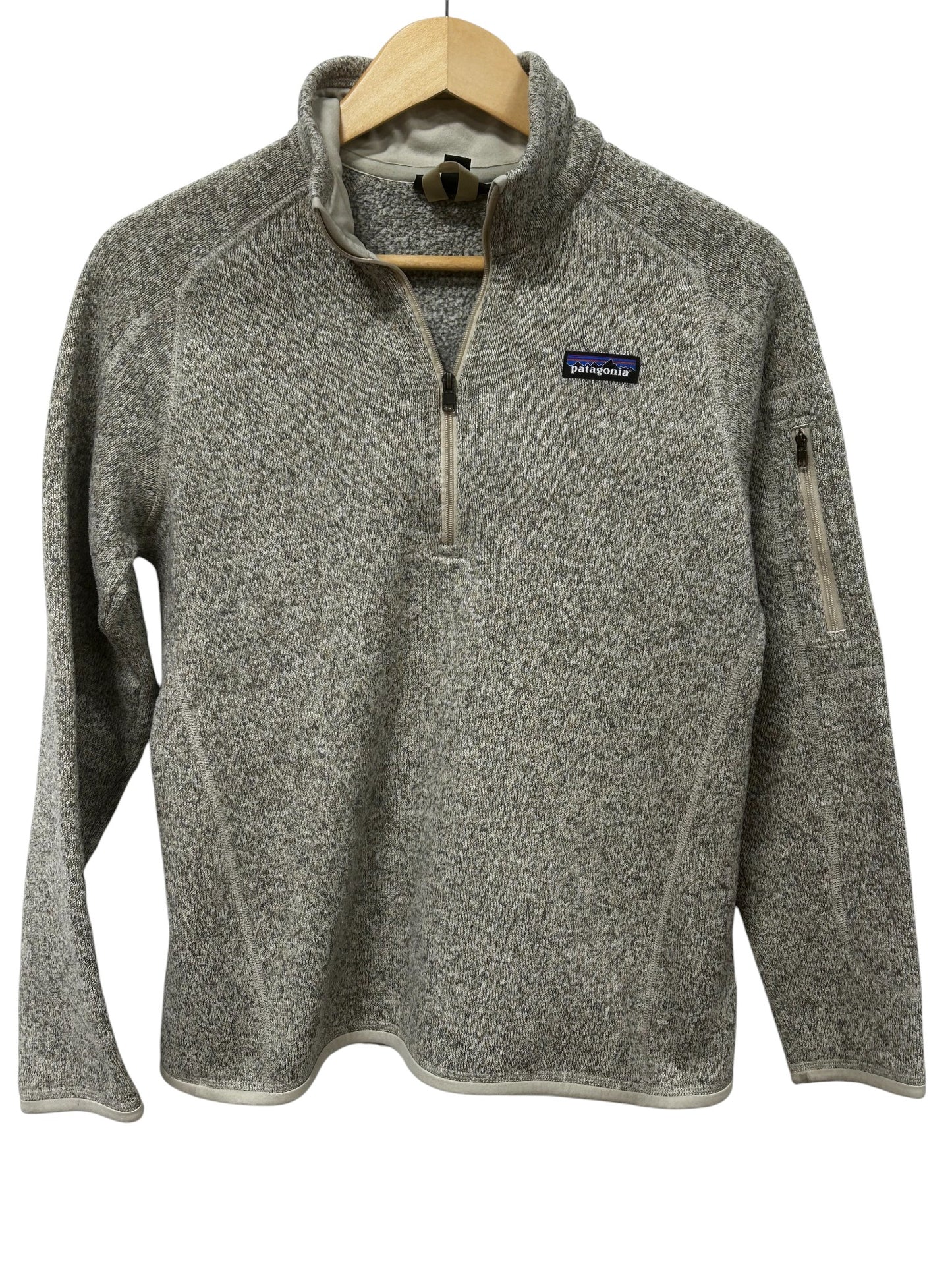 Patagonia Better Sweater Grey Quarter Zip Size Medium