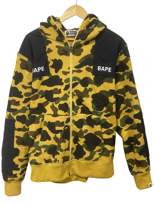 Bathing Ape BAPE First Camo Patch Full Zip Hoodie Size XL