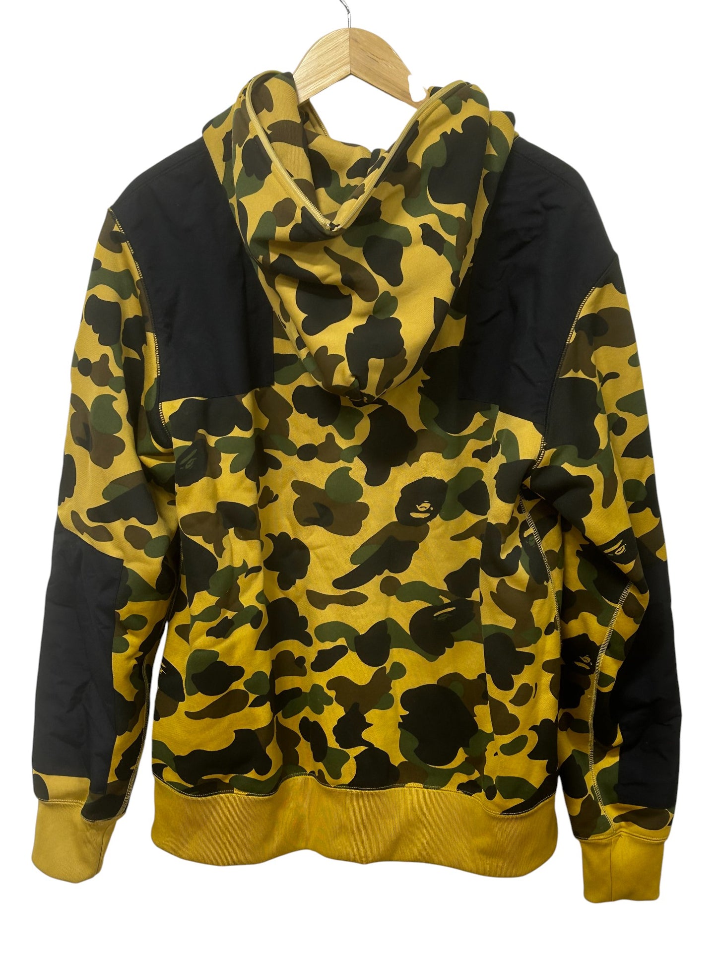 Bathing Ape BAPE First Camo Patch Full Zip Hoodie Size XL