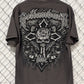 Y2K Hellanbach Affliction Style Skull Graphic Tee Size XL