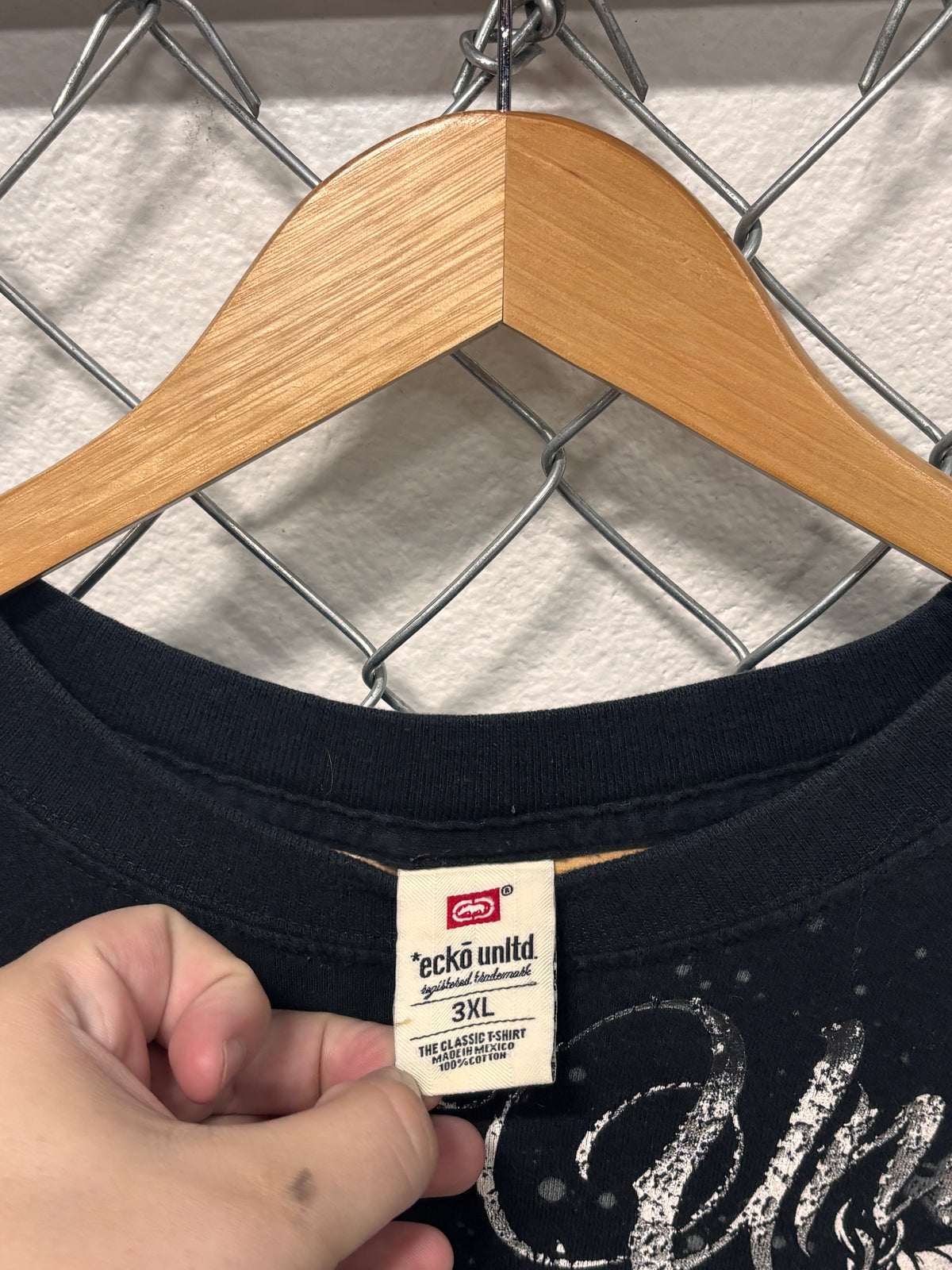 Y2K Ecko Unlimited Demented and Deranged Graphic Tee Size 3XL