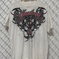Y2K Hellenbach Affliction Style Skull Graphic Tee Size XL