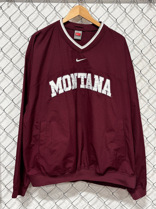 Y2K Nike University of Montana Grizzlies Center Swoosh Jacket Size XL
