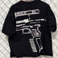 In Glock We Trust Streetwear Black Graphic Tee Size Large