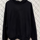 Fear of God Essentials Black Mock Neck Hoodie Size Small