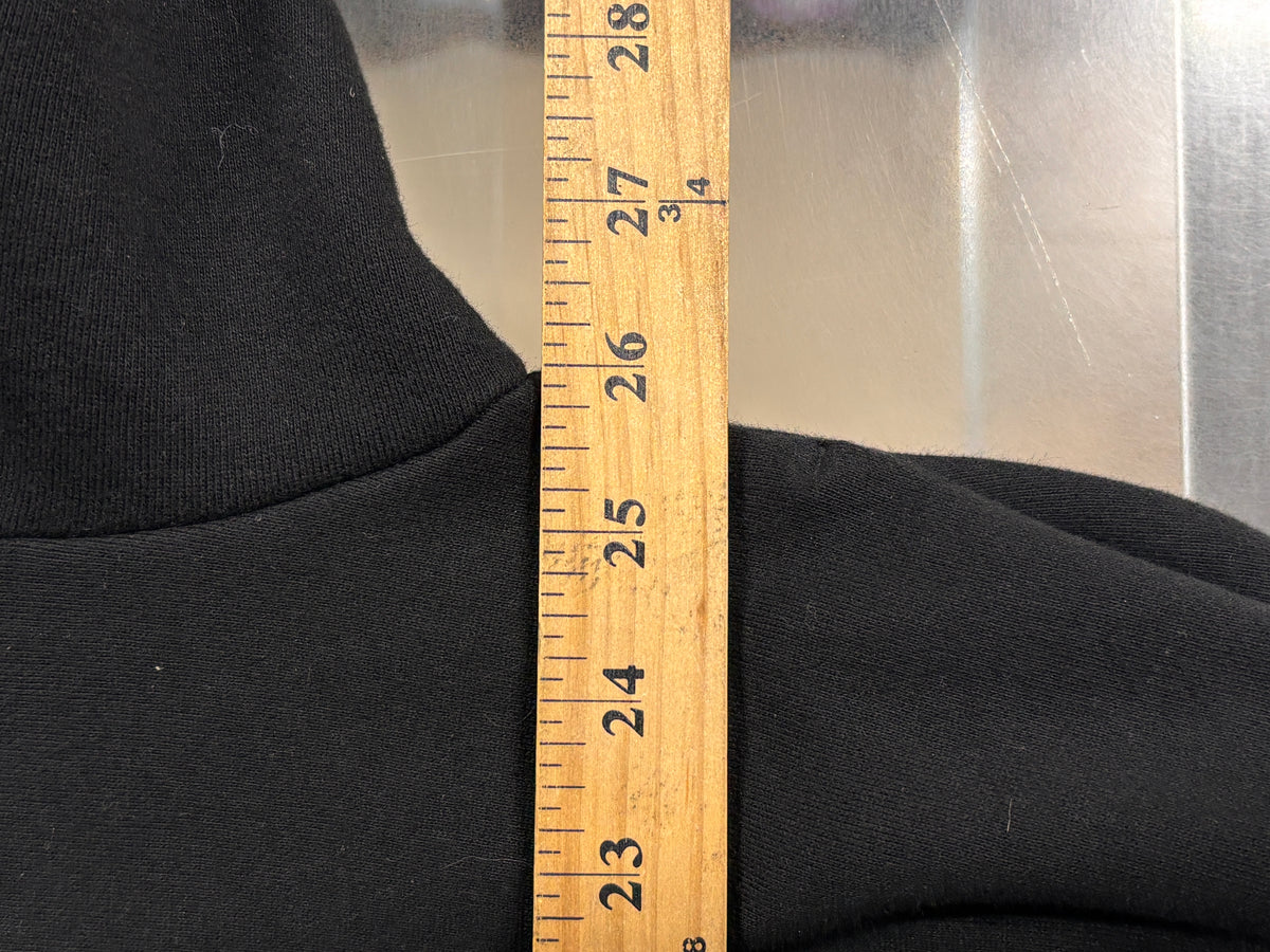 Fear of God Essentials Black Mock Neck Hoodie Size Small