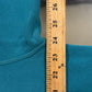 Vintage 1993 Nutmeg Miami Dolphins NFL Teal Blue Hoodie Size Medium