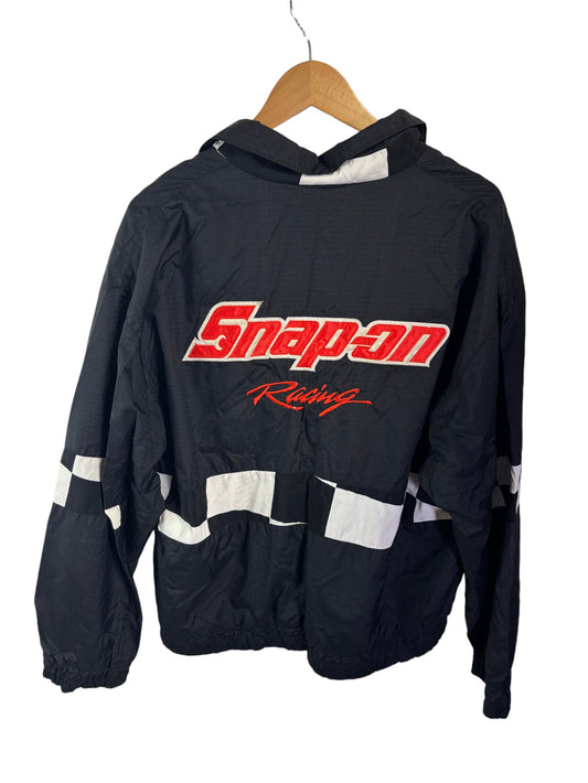 Vintage Snap-On Racing Full Zip Black Racing Jacket Size Large