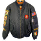 Vintage United States Marine Corps MA-1 Bomber Jacket Patches Size Medium