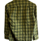 Vintage Pendleton Green Plaid Wool Board Shirt Size Large