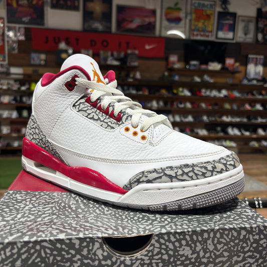 Jordan 3 'Cardinal' Size 8.5