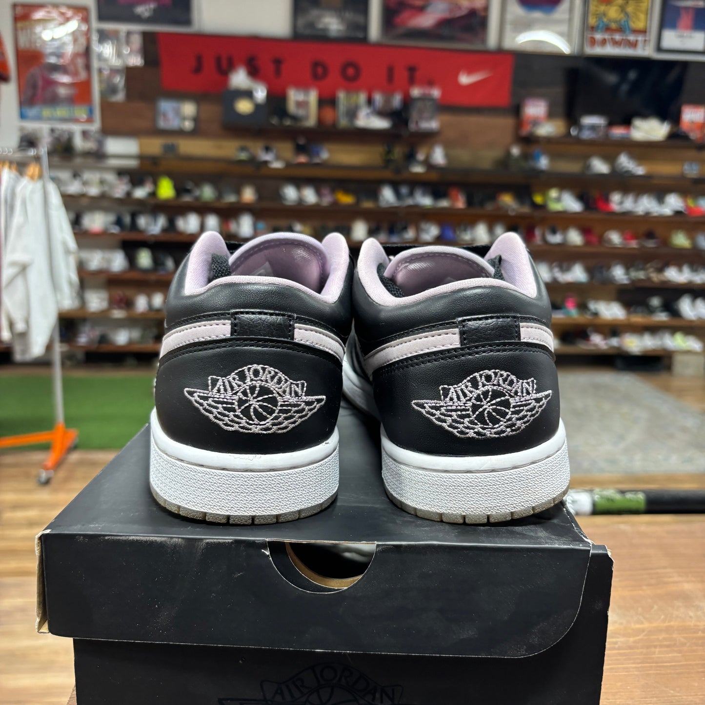 Jordan 1 Low 'Black Iced Lilac' Size 8.5