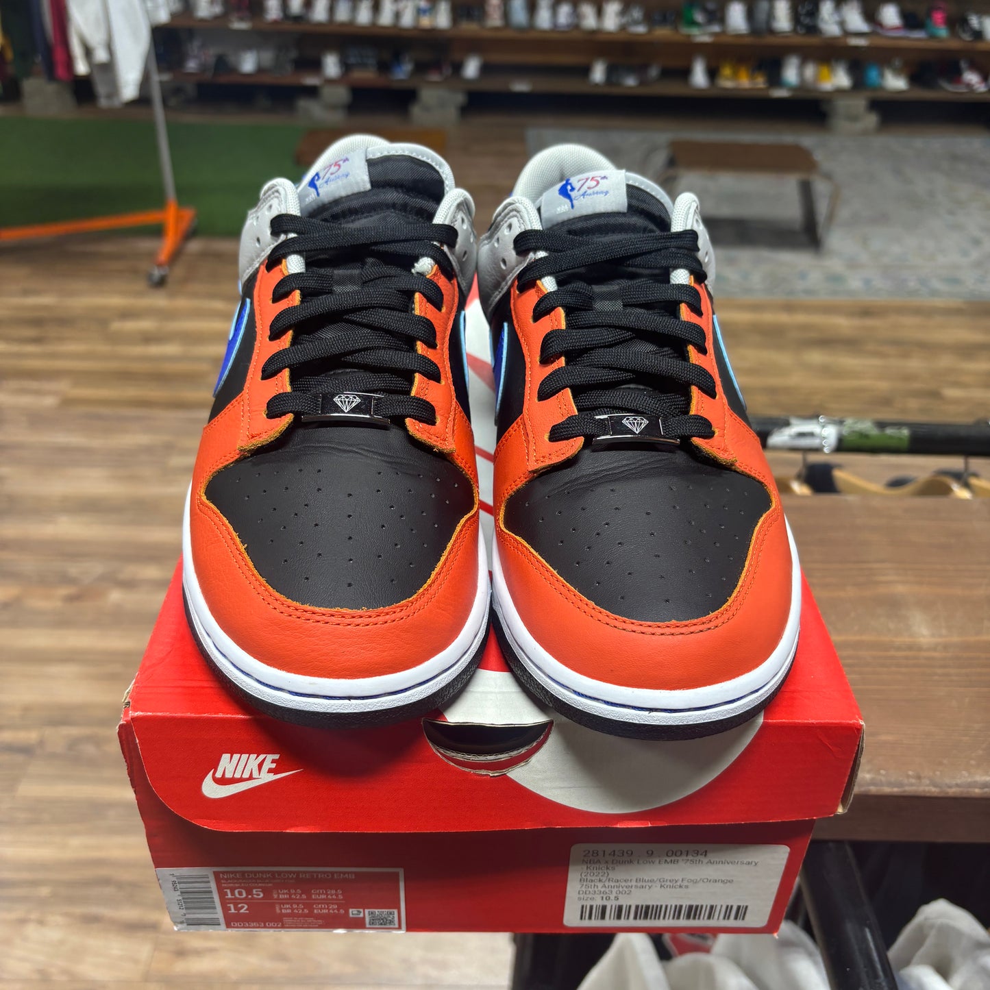 Nike Dunk Low 'NBA 75th Anniversary Knicks' Size 10.5