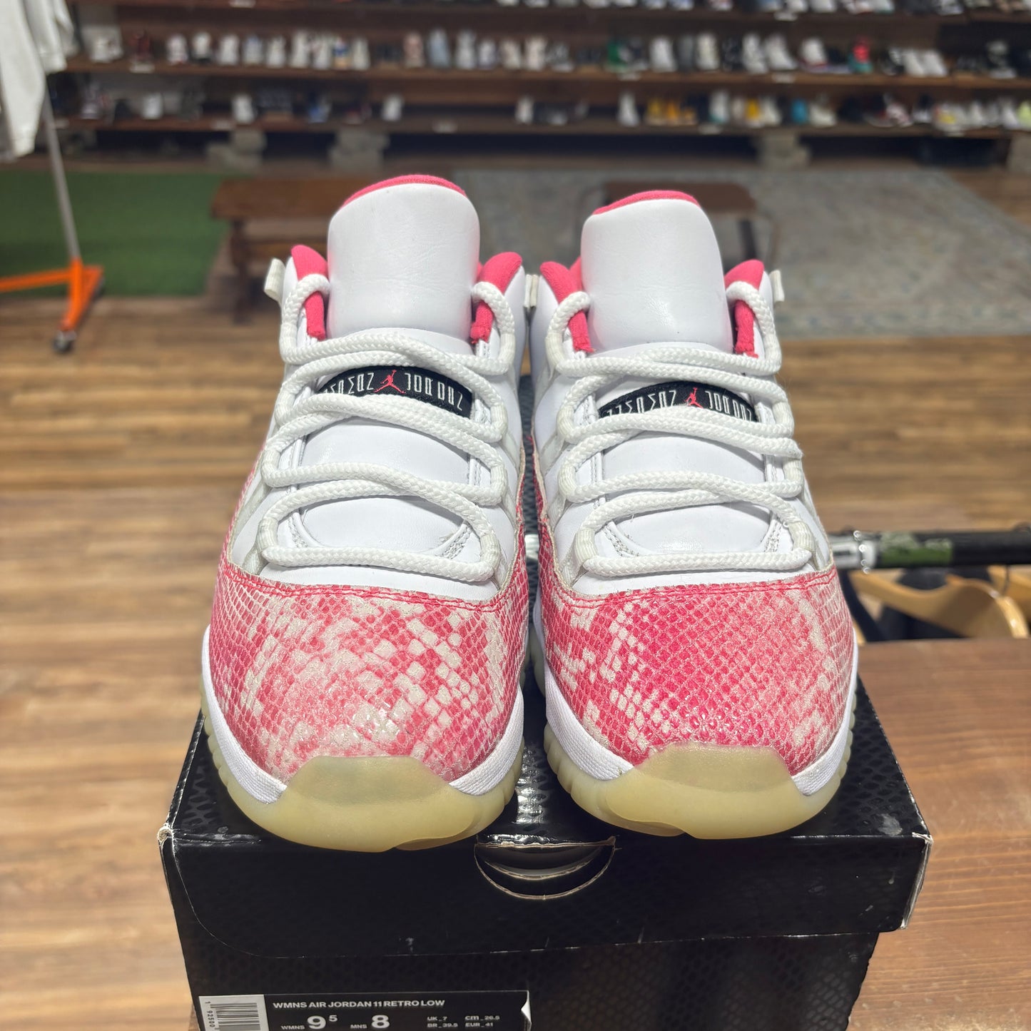 Jordan 11 Low 'Pink Snakeskin' Size 9.5W/8M