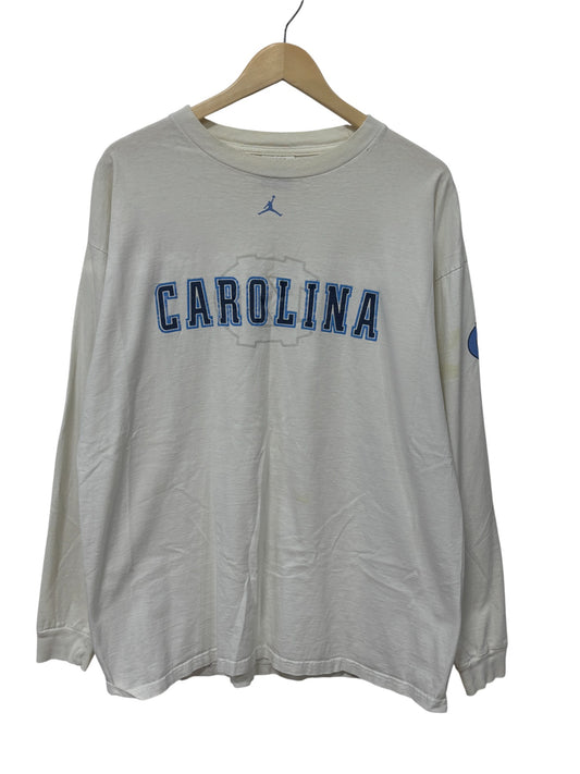 Vintage Y2K Nike North Carolina Tar Heels Jumpman Long Sleeve Shirt Size Large