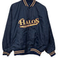Vintage 90's Montana Halo's Baseball Bomber Jacket Size XL