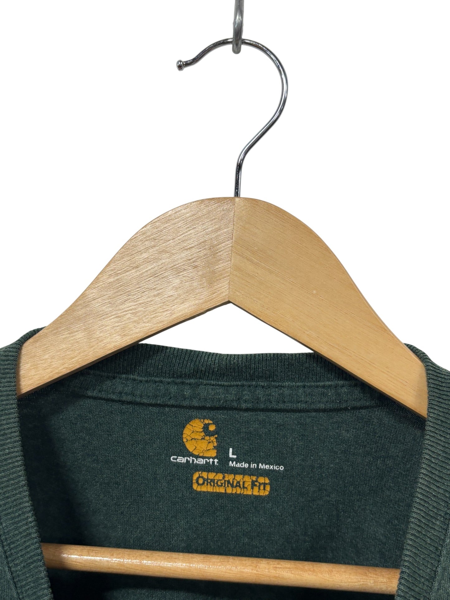 Carhartt Green Pocket Tee Size Large
