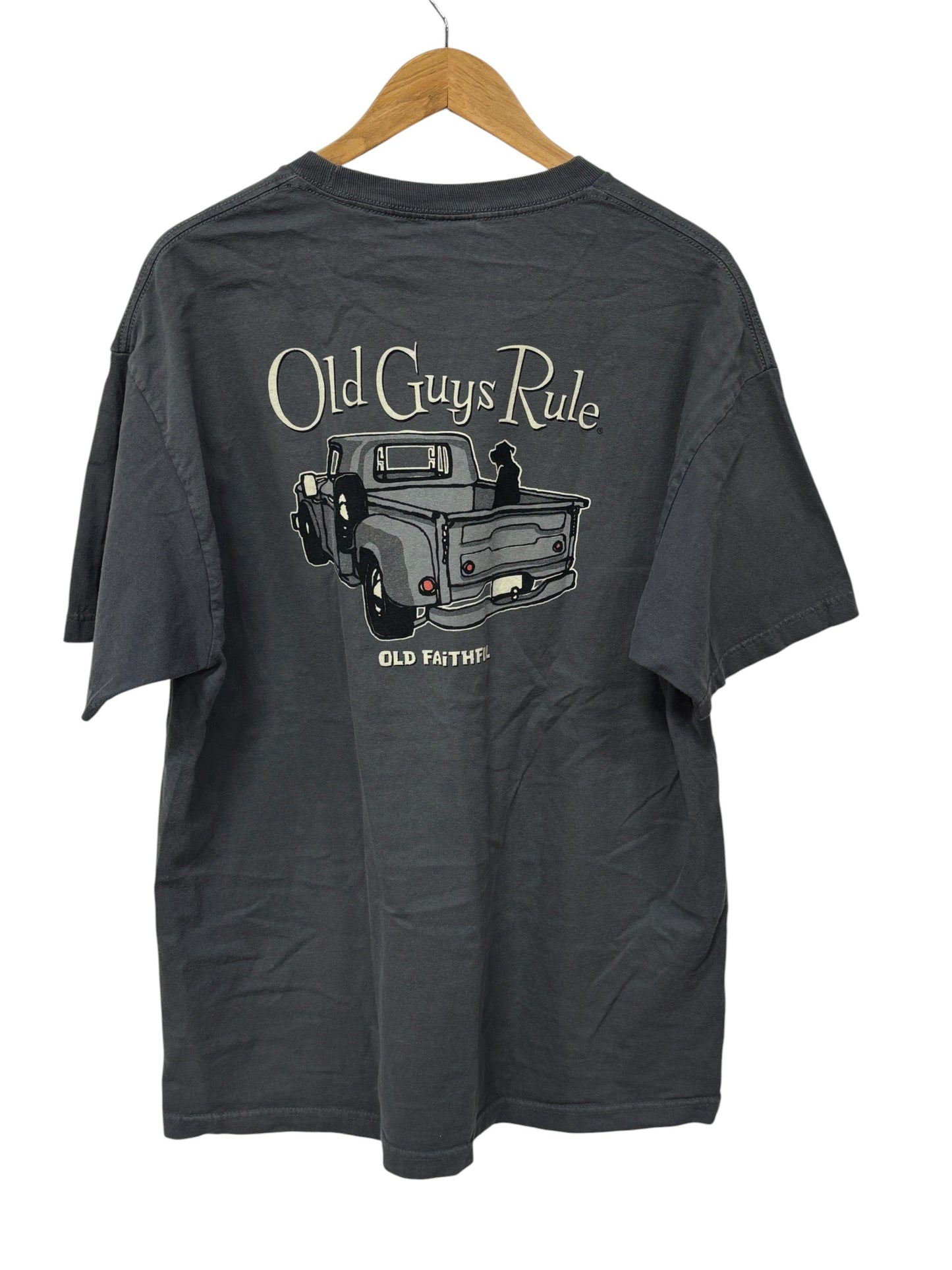 Vintage Old Guys Rule Graphic Tee Size XL
