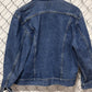 Vintage Lee Made in USA Denim Trucker Jacket Size Medium