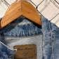 Vintage 90's Looney Tunes Thats All Folks Embroidered Cartoon Denim Jacket Size Large