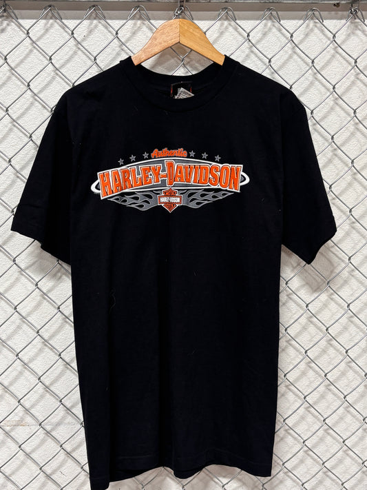 Harley Davidson Munich Germany Biker Graphic Tee Size Large