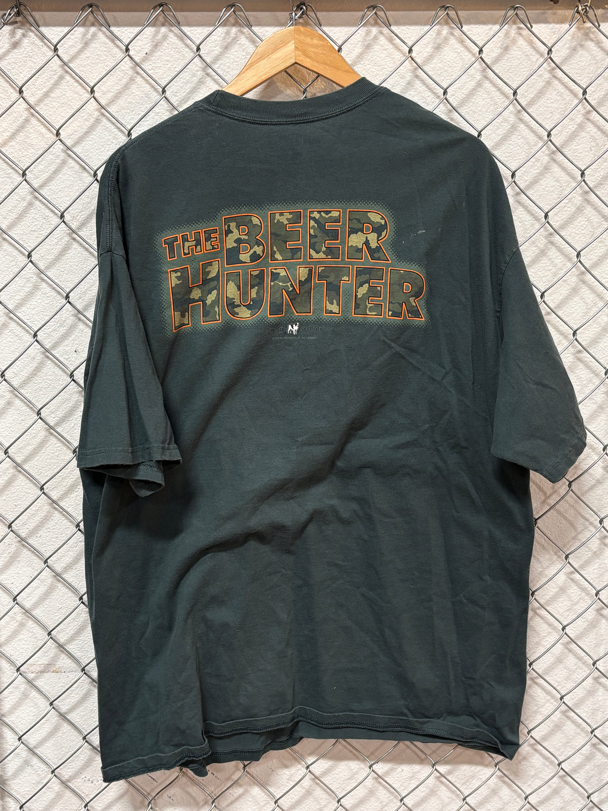Y2K Big Dogs The Beer Hunter Parody Graphic Tee Size XXL
