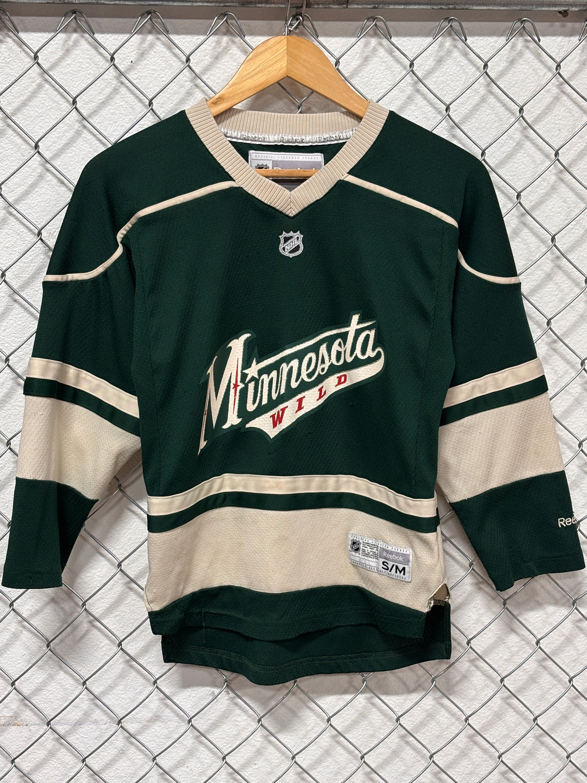 Vintage Reebok Minnesota Wild NHL Hockey Jersey Size S/M
