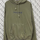 Vintage 90's Rocke Gear Overdyed Green Spell Out Hoodie Size XL