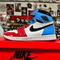 Jordan 1 'Fearless UNC to CHI' Size 11