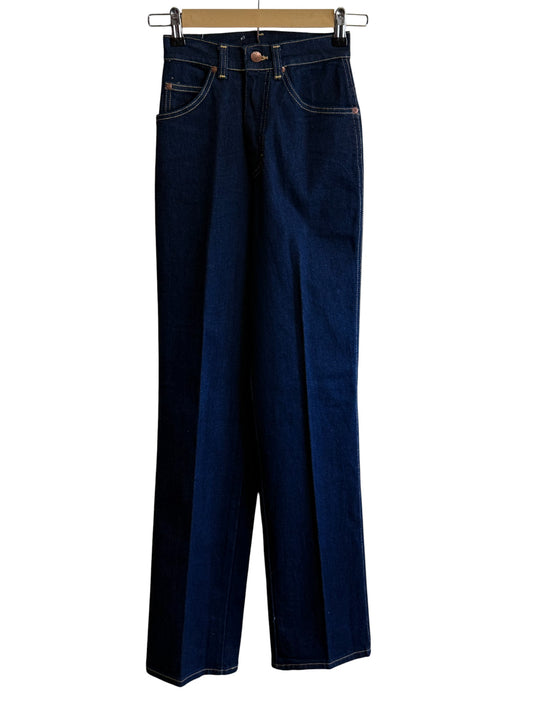 Vintage 70's Women's Stunts for Gals High Waisted Denim Jeans Size 22x32