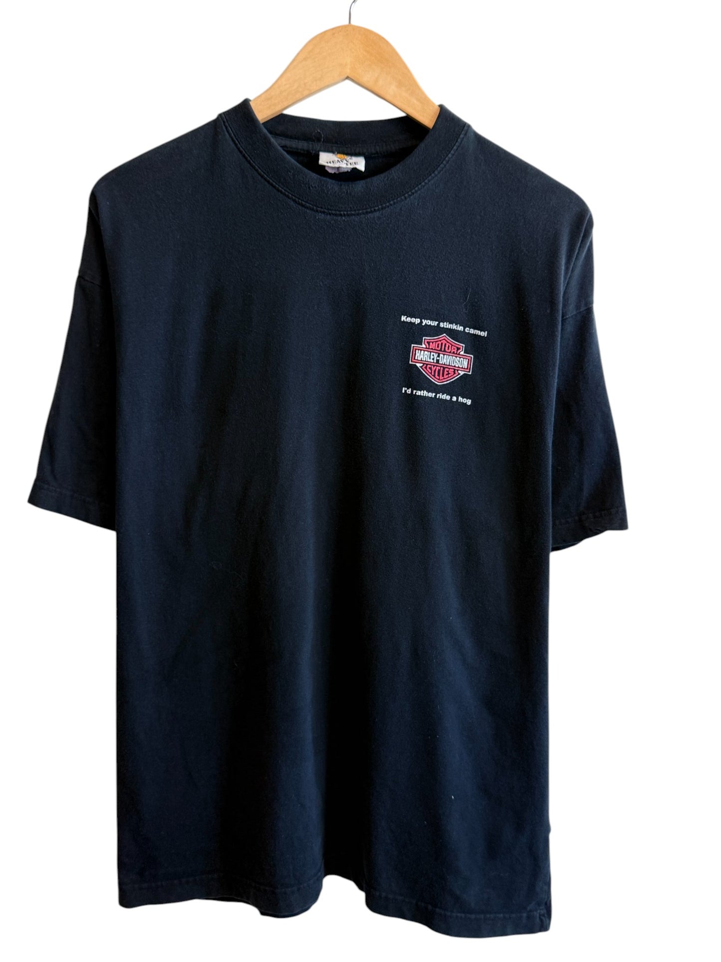 Vintage Harley Davidson Saudi Arabia Biker Graphic Tee Size XL