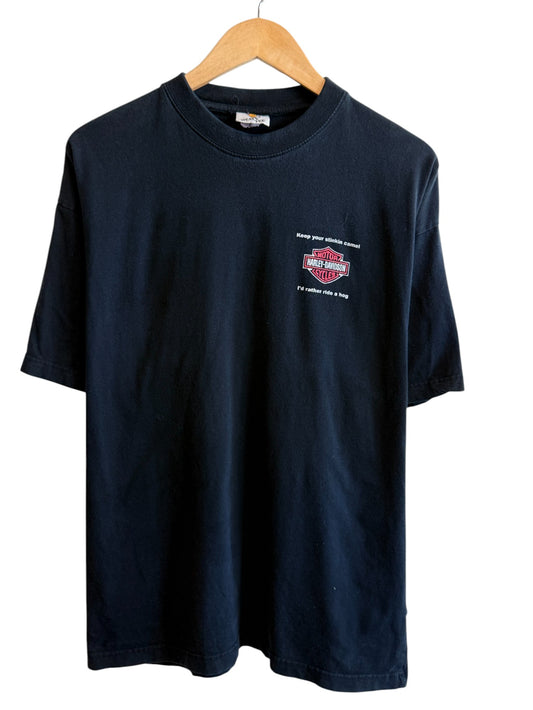 Vintage Harley Davidson Saudi Arabia Biker Graphic Tee Size XL