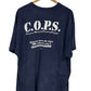 Vintage Y2K COPS Christianity Parody Graphic Tee Size XXL