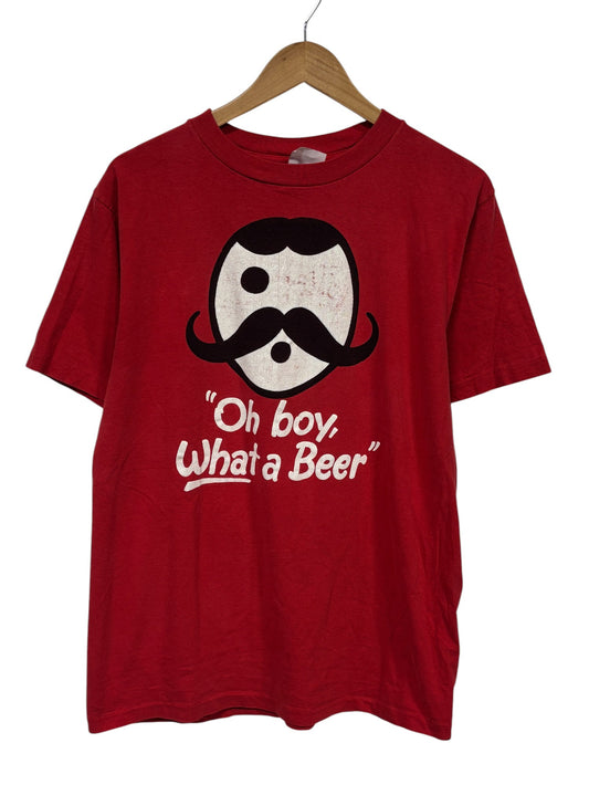 Vintage 90's Oh Boy What a Beer Fell's Point Wharf Rat Tee Size XL