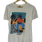 Vintage 80's Jamaica Fishing Abstract Art Tee Size Large