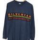 Vintage 90's Levi's Silvertab Blue Long Sleeve Graphic Shirt Size Medium