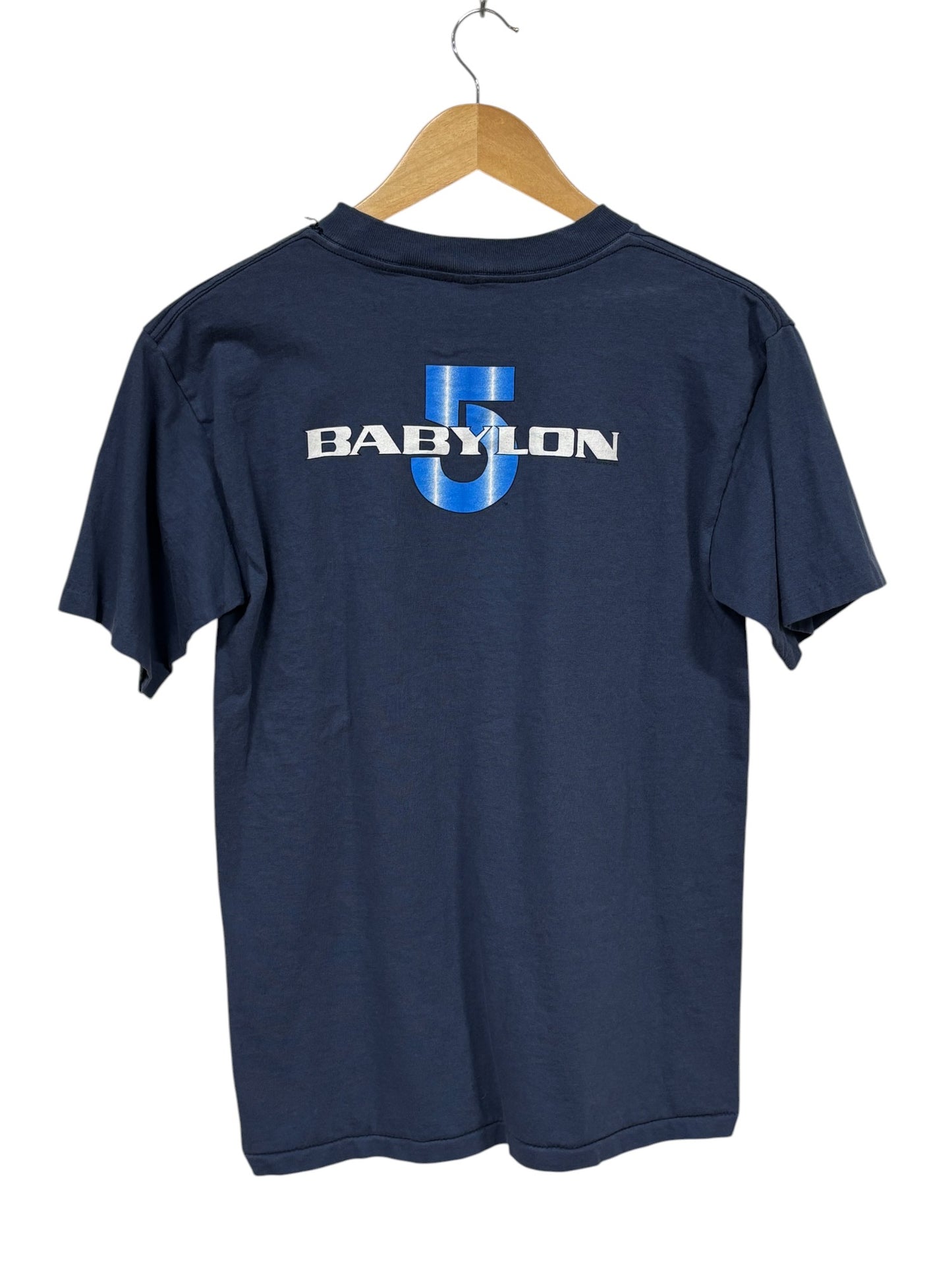 Vintage Babylon 5 Ivanova is God Television Promo Tee Size Medium