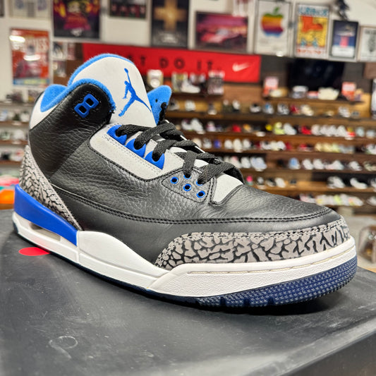 Jordan 3 'Sport Blue' Size 11